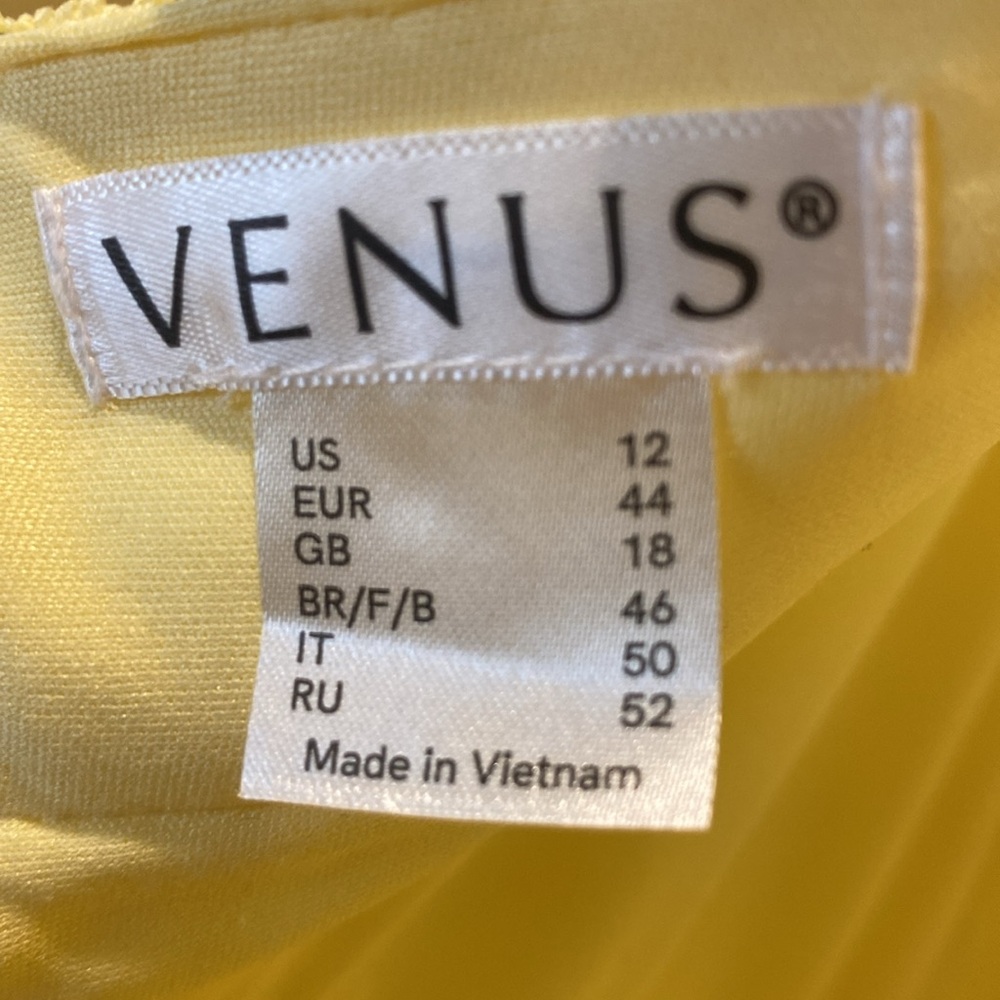 Sunshine yellow maxi dress by Venus